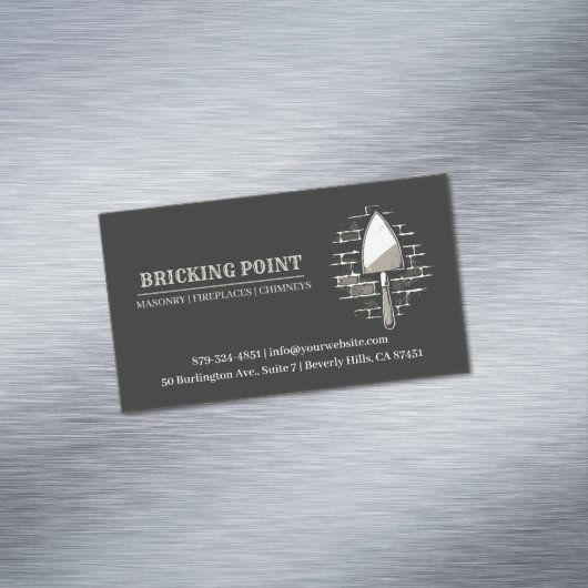 組積造建築 マグネット名刺 (インサイチュ)