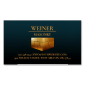 組積造建築 マグネット名刺 (正面)