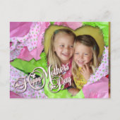 組織ハート母の日 ポストカード (正面)