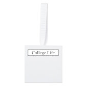 組織保持者 キューブオーナメント (正面)