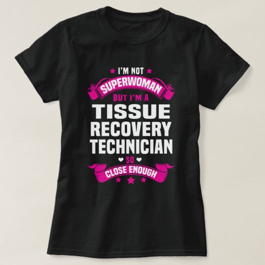 組織回収技術者 Tシャツ (デザイン正面)