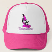 組織学者ギフト顕微鏡デザイン キャップ (正面)