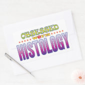 組織学2取り付け 長方形シール (封筒)