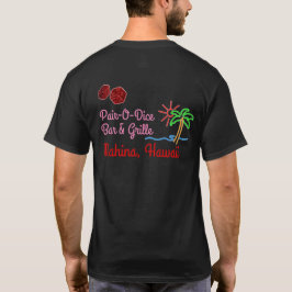 組Oサイコロ及びグリルのTシャツは禁止します。 Mahina、HI Tシャツ