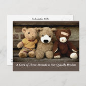 絆の力　伝道の書４章１２節 ポストカード (正面/裏面)