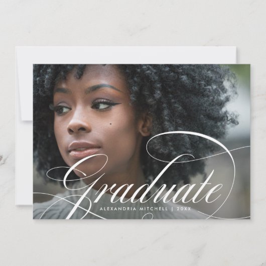 経エレガント科生 |フォトグラードパーティー 招待状 (正面)