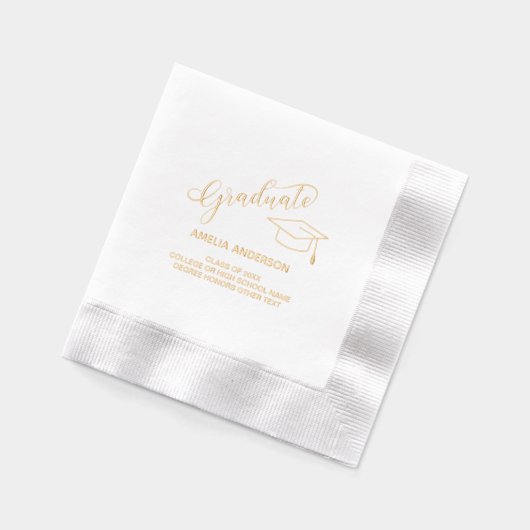 経エレガント科生 箔ナプキン (左)