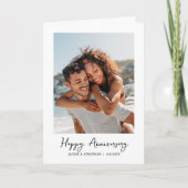 経カスタム筆写真記念日 カード (正面)