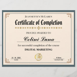 経モダン了証(グリーンと金ゴールド)