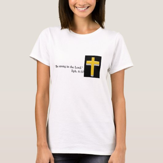 経典の十字の女性のTシャツ Tシャツ (正面)