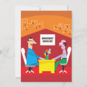 経営コンサルタント会議 招待状 (正面)