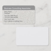 経営コンサルティング 名刺 (正面/裏面)