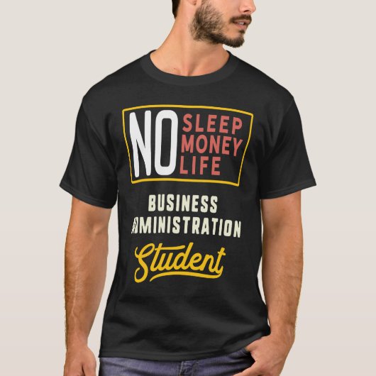 経営学専攻の修士課程 Tシャツ (正面)