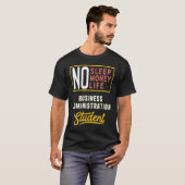 経営学専攻の修士課程 Tシャツ (正面フル)
