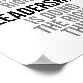 経営者は正しい事をしている ポスター (角)