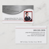 経歴開発の名刺-プロフェッショナル 名刺 (正面/裏面)