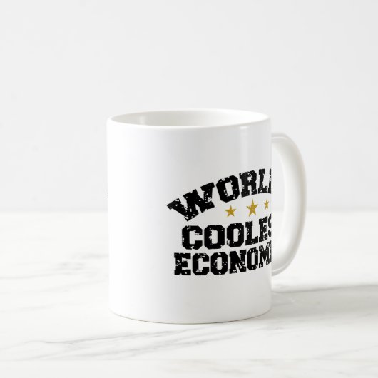 経済おもしろい学者 コーヒーマグカップ (正面右)