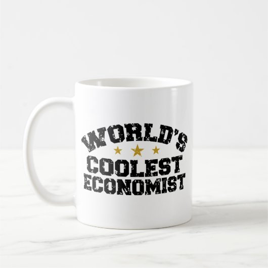 経済おもしろい学者 コーヒーマグカップ (左)