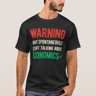 経済おもしろい学 Tシャツ