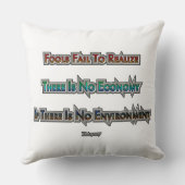 経済と環境 クッション (裏面)