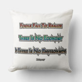 経済と環境 クッション (正面)