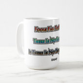 経済と環境 コーヒーマグカップ (正面左)