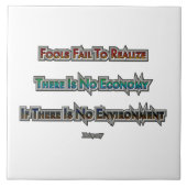 経済と環境 タイル (正面)