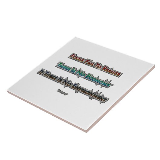 経済と環境 タイル (側面)