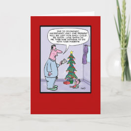 経済のクリスマスカード シーズンカード