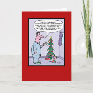 経済のクリスマスカード シーズンカード