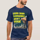 経済の混乱は働かない Tシャツ (正面)
