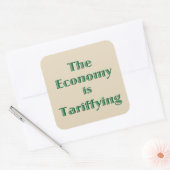 経済は他力化している スクエアシール (封筒)