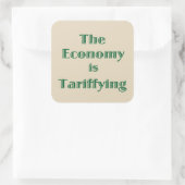 経済は他力化している スクエアシール (バッグ)