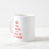 経済コンテンポラリー不況問題 コーヒーマグカップ (正面左)