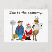 経済サンタのおかげである シーズンポストカード (正面)