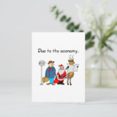 経済サンタのおかげである シーズンポストカード (スタンド正面)