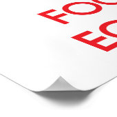 経済保に集中して冷静に ポスター (角)