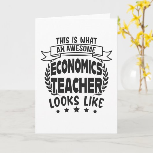 経済先生経済先生おもしろい カード (黄色い花)