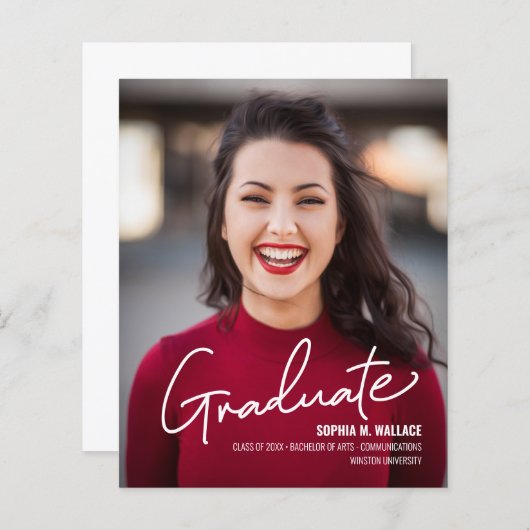 経済大学大学院写真研究科 (正面/裏面)