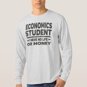 経済大学生無生金 Tシャツ