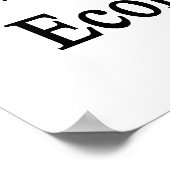 経済学の時代に電話が切れる ポスター (角)