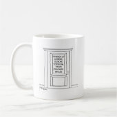 経済学の漫画3781 コーヒーマグカップ (左)