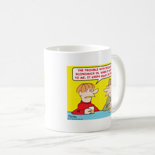 経済学をしたたって下さい コーヒーマグカップ (正面右)