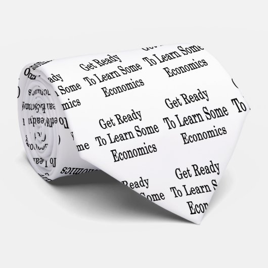 経済学を学ぶ準備をして下さい ネクタイ (ロール)