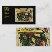 経済学を恐れる 名刺 (正面/裏面)