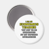 経済学先生...優れた知性 マグネット (正面/裏面)