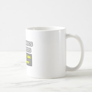 経済学先生..頭が切れる コーヒーマグカップ