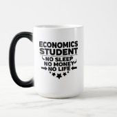 経済学学生No sleep No Money No Life モーフィングマグカップ (左)