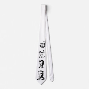 経済学者の頭部のタイ ネクタイ