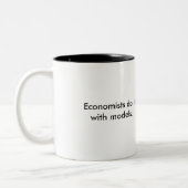 経済学者はモデルマグとのそれをします ツートーンマグカップ (左)
